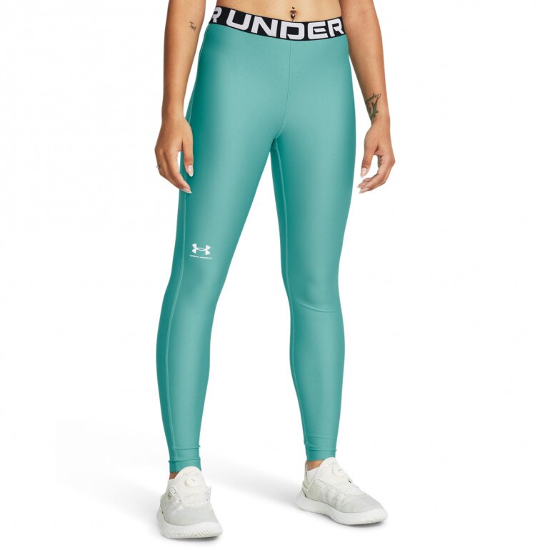 Damskie legginsy treningowe Under Armour UA HG Legging - turkusowe