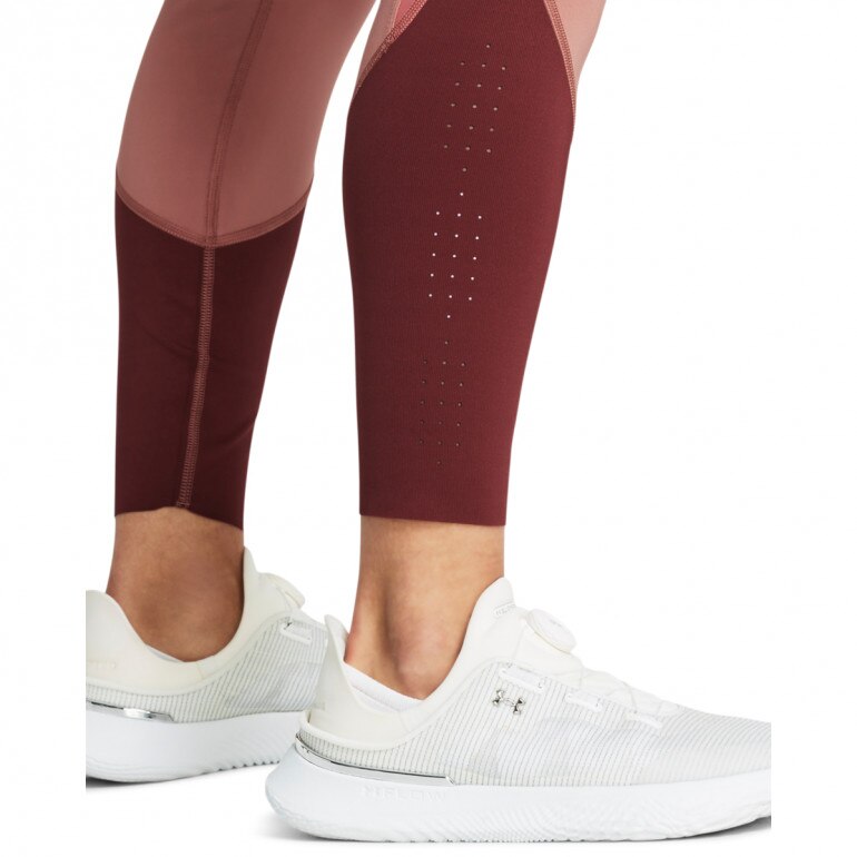 Damskie legginsy treningowe Under Armour UA SF Rush Ankle Leg - różowe