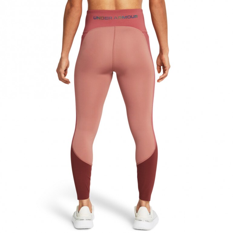 Damskie legginsy treningowe Under Armour UA SF Rush Ankle Leg - różowe