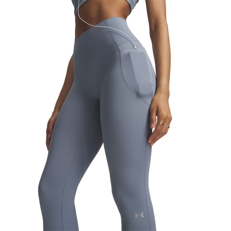 Damskie legginsy treningowe Under Armour UA Vanish Elite - niebieskie