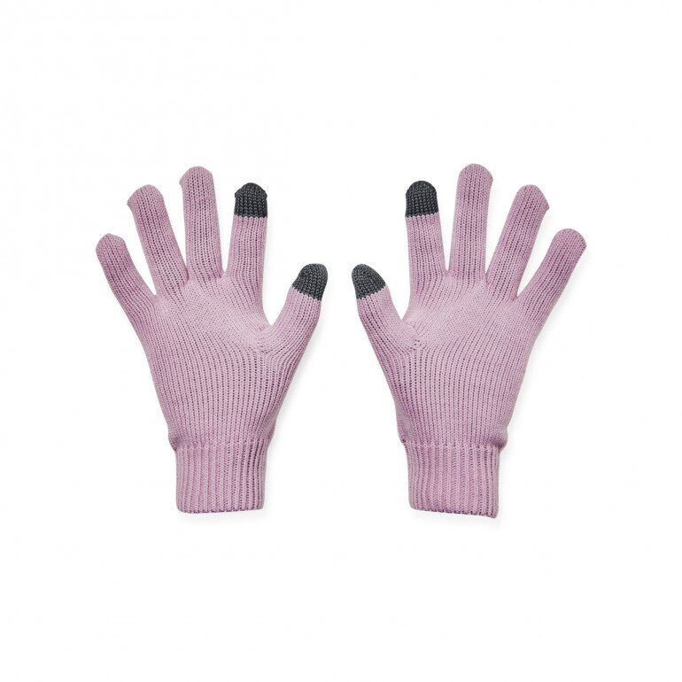 Damskie rękawiczki treningowe UNDER ARMOUR UA Around Town Gloves - różowe