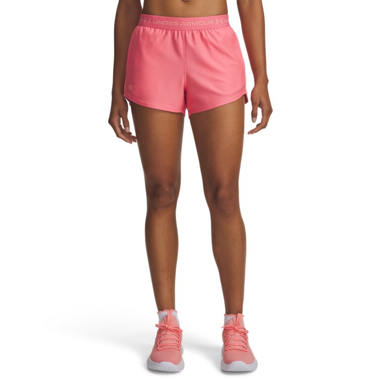 Damskie spodenki treningowe Under Armour Tech Play Up Shorts - różowe