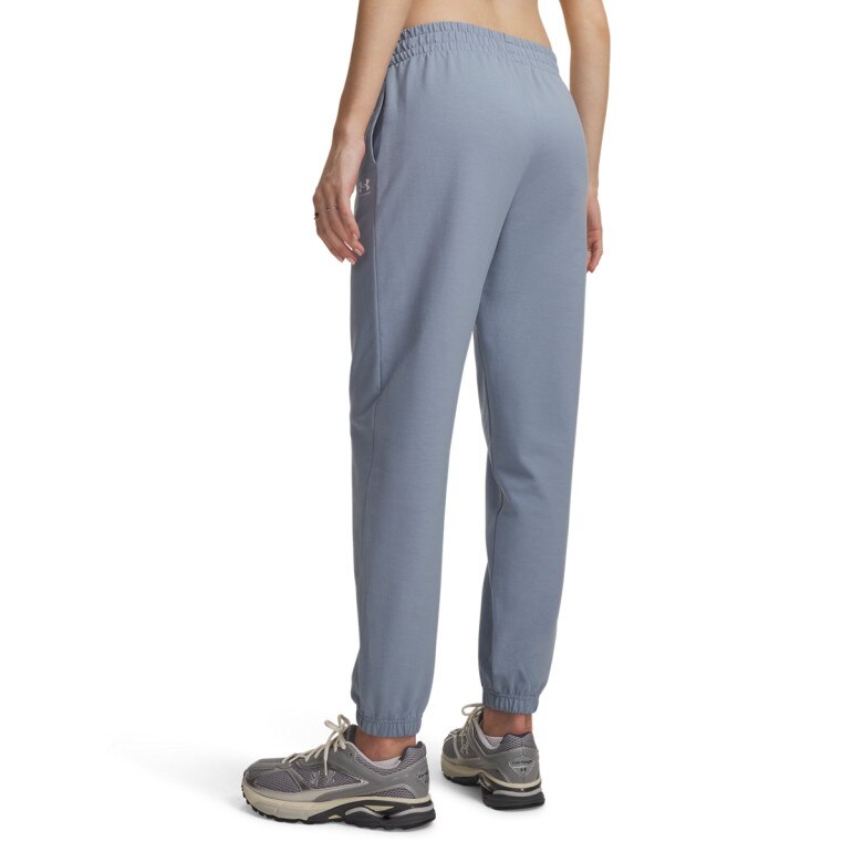 Damskie spodnie dresowe joggery Under Armour Sport Terry Jogger - niebieskie