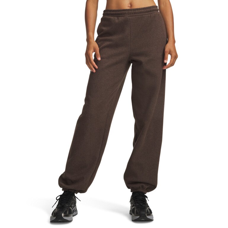 Damskie spodnie dresowe Under Armour Icon Flc Gym Pant - brązowe