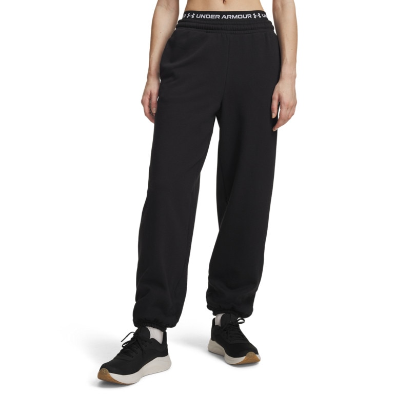 Damskie spodnie dresowe Under Armour Icon Flc Gym Pant - czarne