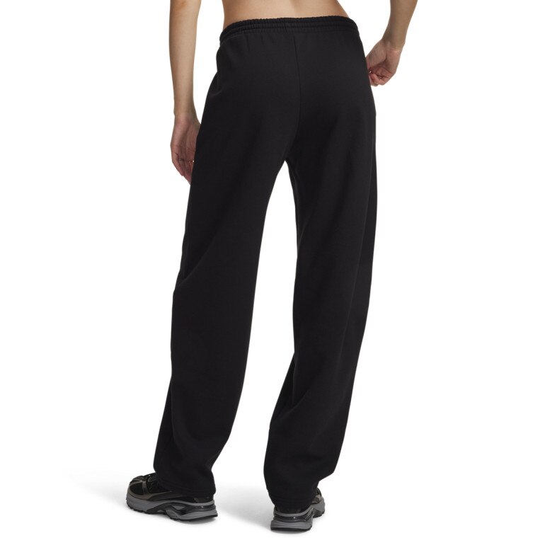 Damskie spodnie dresowe Under Armour UA Icon Fleece Barrel Pant - czarne