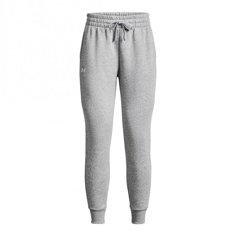 Damskie spodnie dresowe Under Armour UA Rival Fleece Jogger - szare