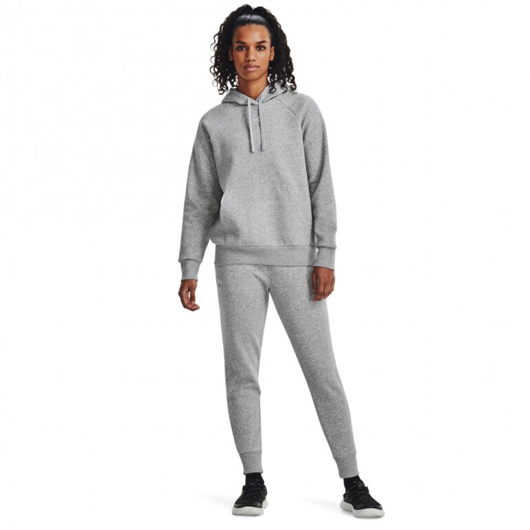 Damskie spodnie dresowe Under Armour UA Rival Fleece Jogger - szare