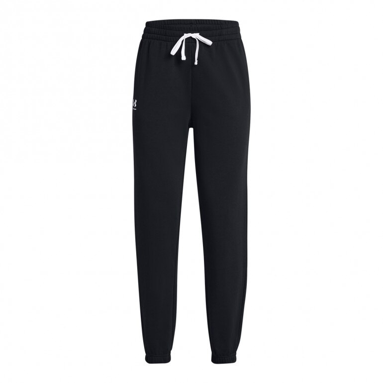 Damskie spodnie dresowe Under Armour UA Rival Terry Jogger - czarne