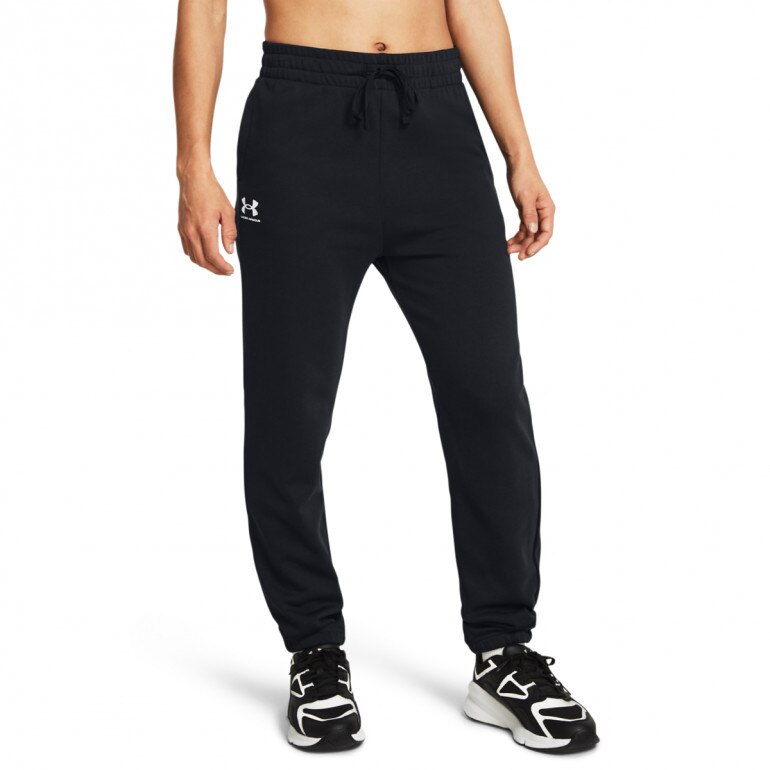 Damskie spodnie dresowe Under Armour UA Rival Terry Jogger - czarne
