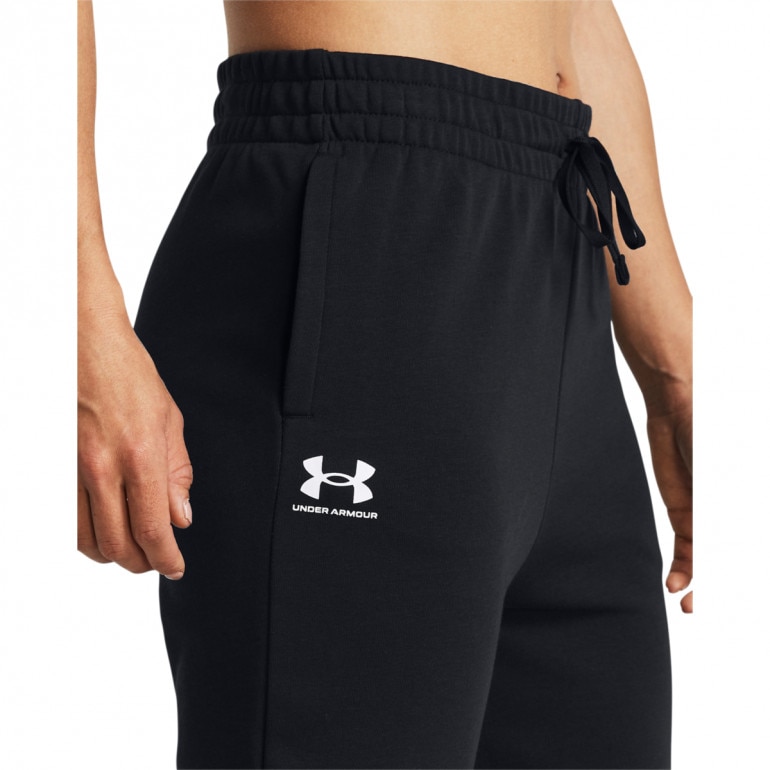 Damskie spodnie dresowe Under Armour UA Rival Terry Jogger - czarne