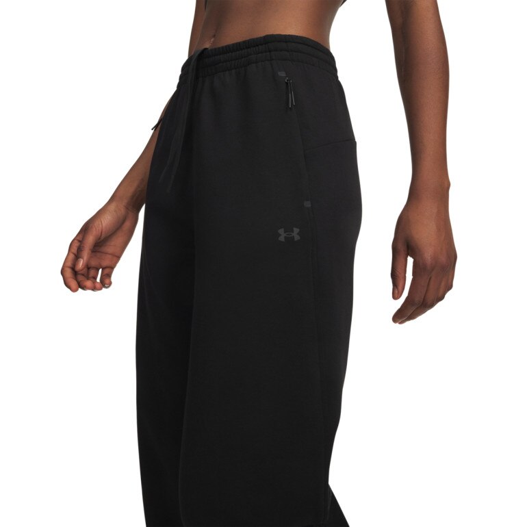 Damskie spodnie dresowe Under Armour Unstoppable Flc Gym Pant - czarne