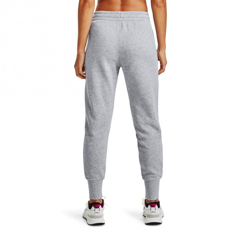 Damskie spodnie treningowe UNDER ARMOUR Rival Fleece Joggers - szare