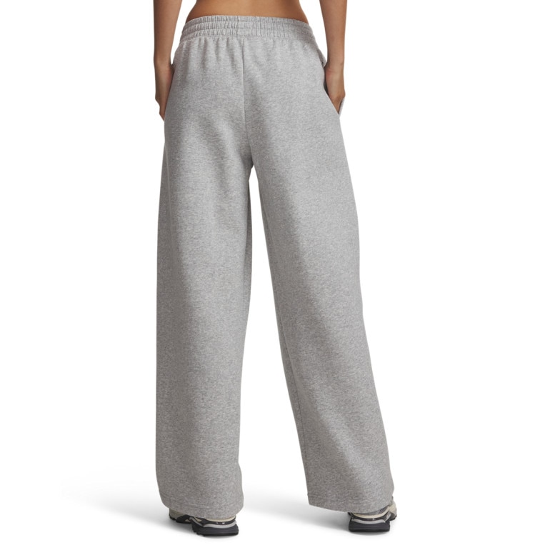 Damskie spodnie Under Armour RIVAL PLEATED VARSITY PANT - szare