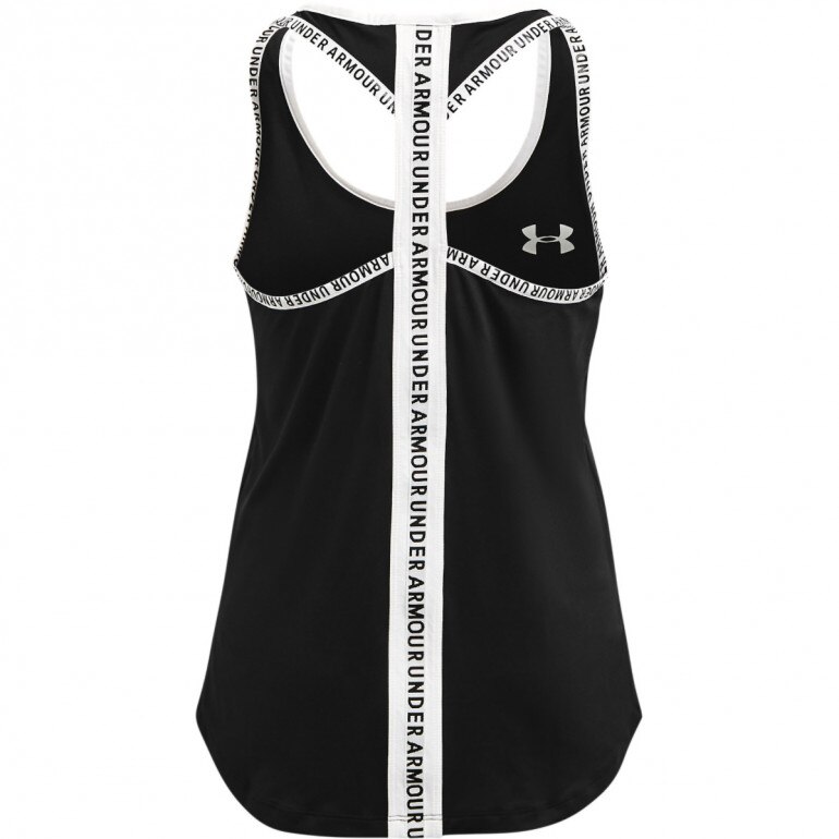 Dziewczęca koszulka treningowa UNDER ARMOUR UA Knockout Tank - czarna 