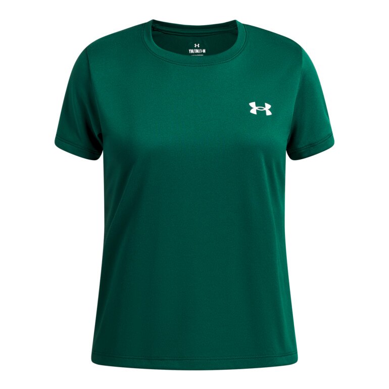 Dziewczęca koszulka treningowa Under Armour UA Tech SSC - zielona