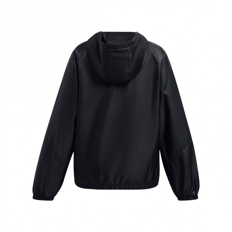 Dziewczęca kurtka wiatrówka Under Armour UA Sport Windbreaker Jkt - czarna