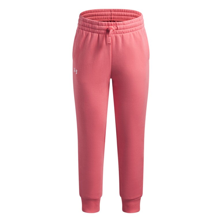 Dziewczęce spodnie dresowe Under Armour UA Rival Fleece Joggers - różowe