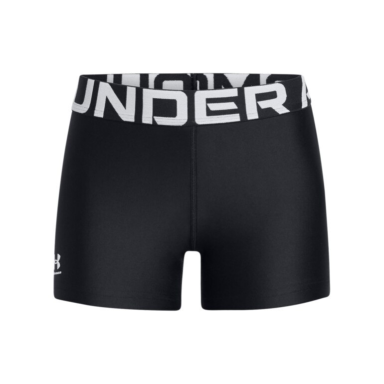 Dziewczęce krótkie legginsy treningowe Under Armour G HeatGear Shorty - czarne