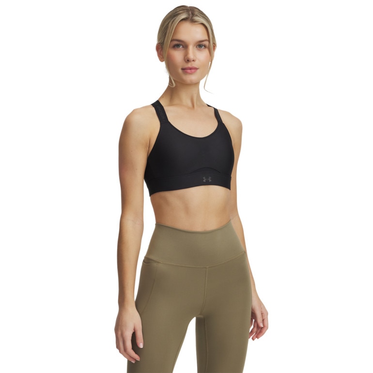 Biustonosz treningowy Under Armour Infinity High Strappy - czarny
