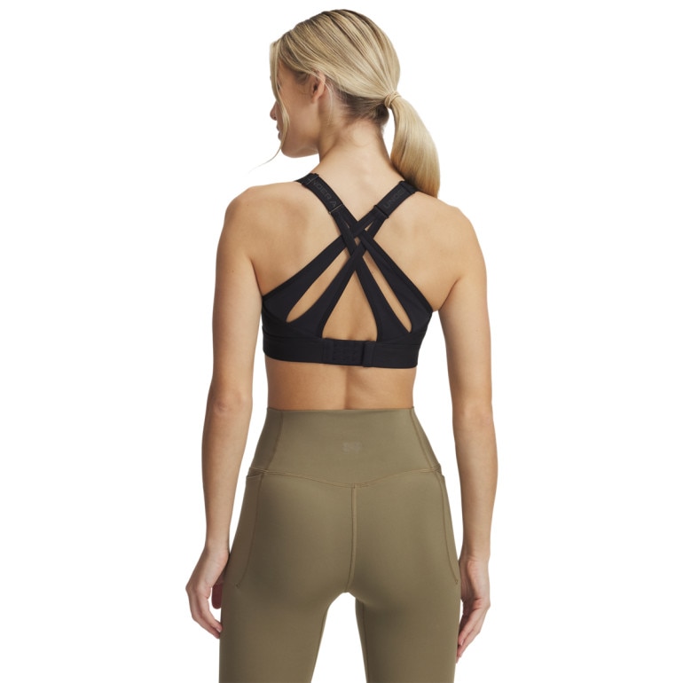 Biustonosz treningowy Under Armour Infinity High Strappy - czarny