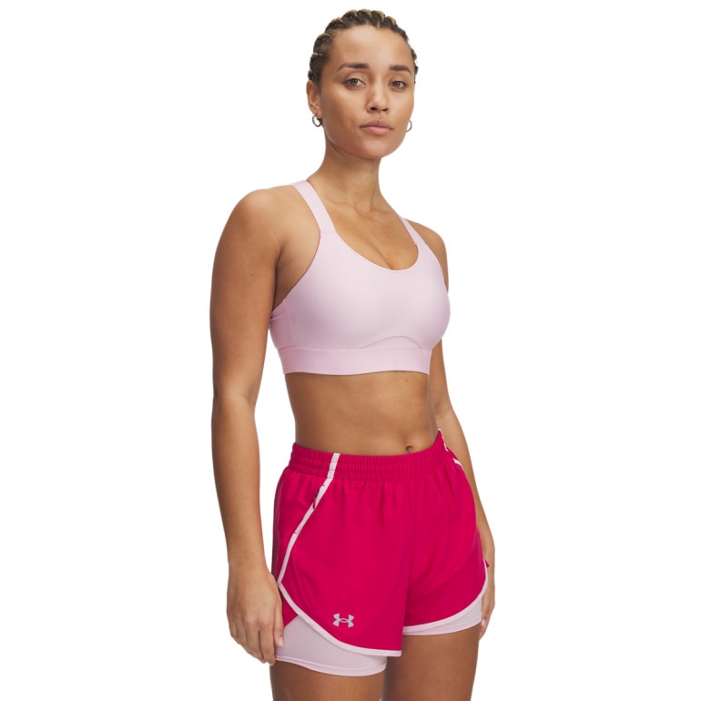 Biustonosz treningowy Under Armour Infinity High Strappy - różowy