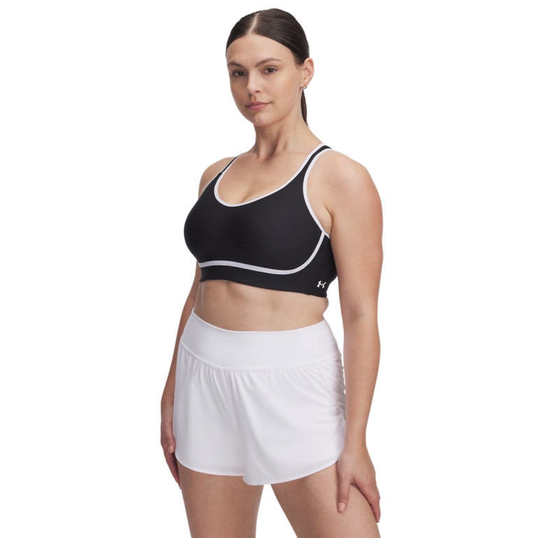 Biustonosz treningowy Under Armour Infinity Mid Piped - czarny
