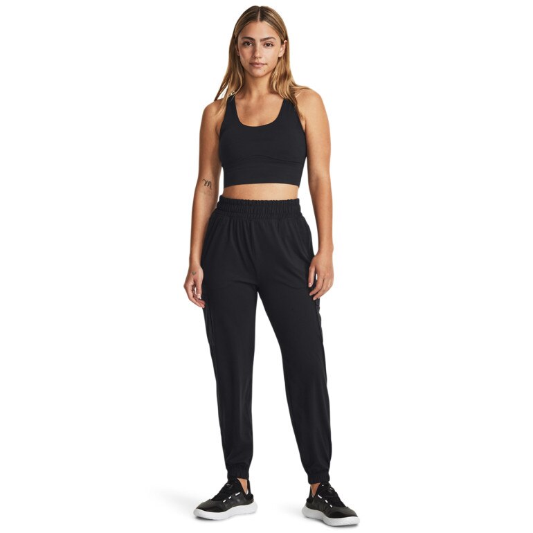 Damskie spodnie treningowe Under Armour Meridian Cargo Jogger - czarne