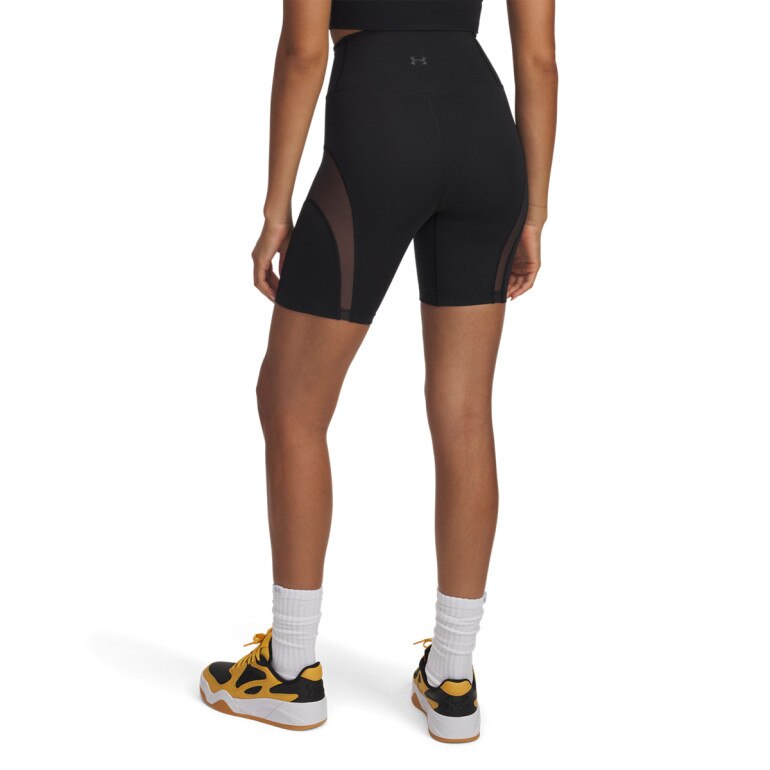 Damskie spodenki treningowe Under Armour Meridian Mesh 7in Short - czarne