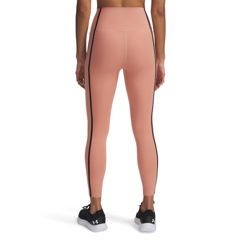 Damskie legginsy treningowe Under Armour Meridian Piped Ankle Leg - różowe