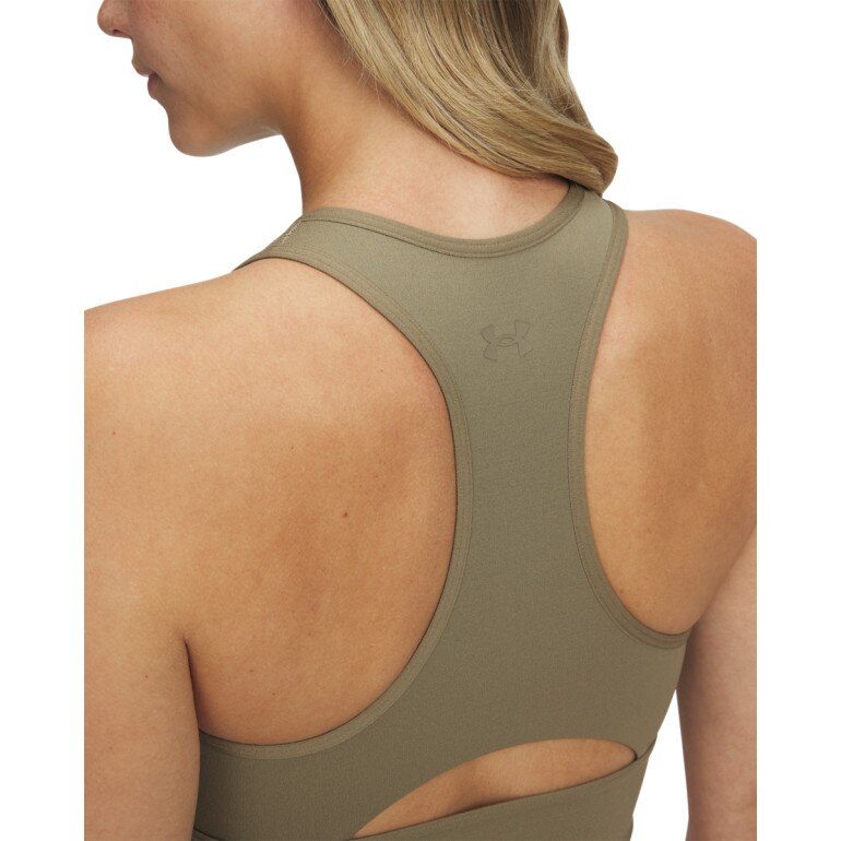 Damski top treningowy Under Armour Meridian Zip Tank - khaki
