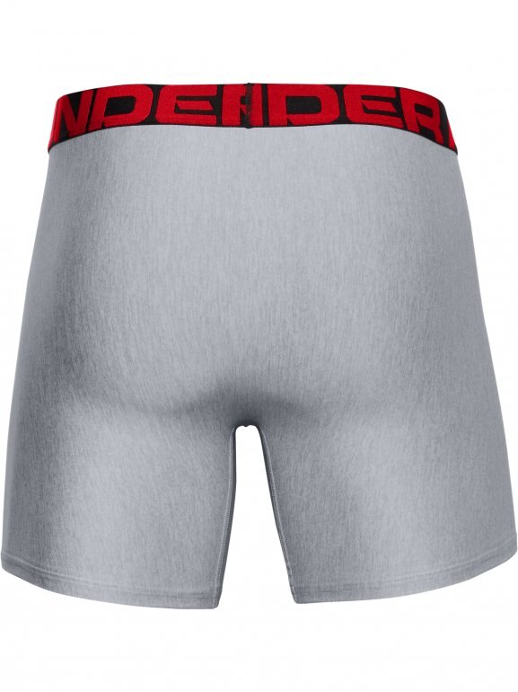 Męska bielizna treningowa (2-pack) UNDER ARMOUR Tech 6in 2 Pack - szara