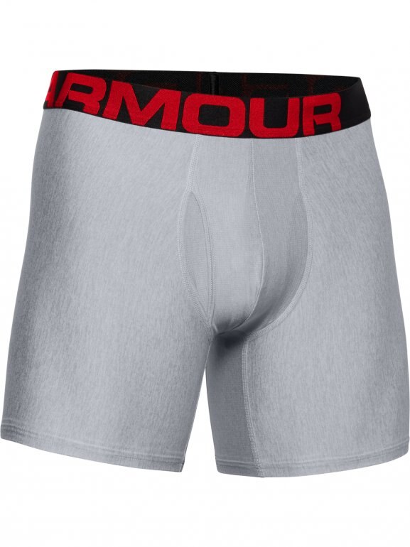 Męska bielizna treningowa (2-pack) UNDER ARMOUR Tech 6in 2 Pack - szara