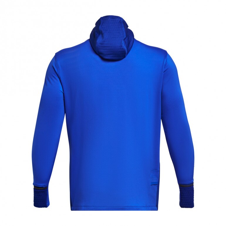 Męska bluza do biegania Under Armour Qualifier Cold Hoody - niebieska