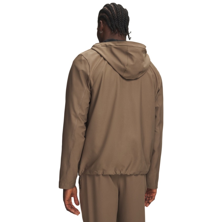 Męska bluza dresowa Under Armour UA Unstoppable Woven Jacket - brązowa