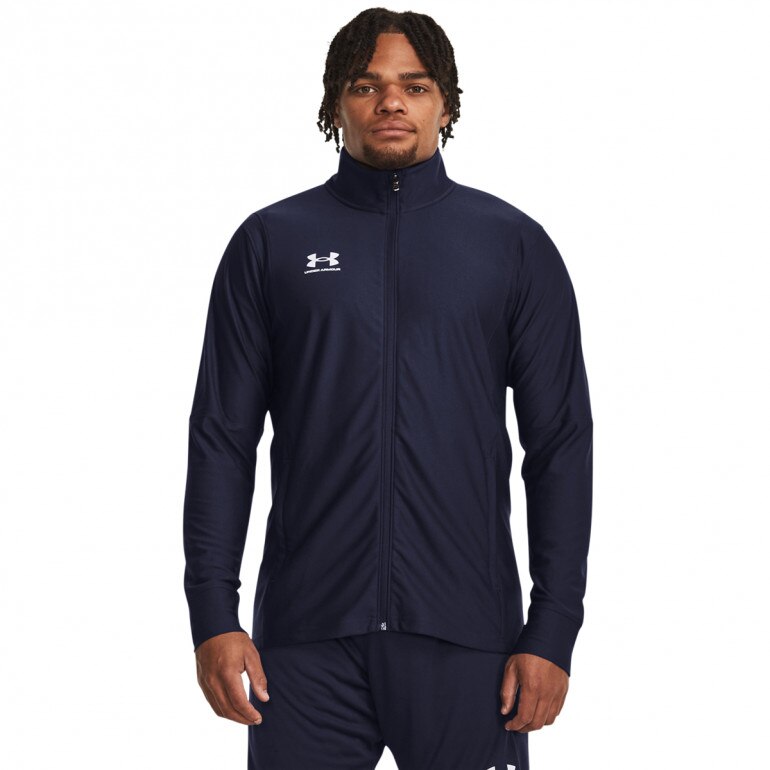 Męska bluza treningowa rozpinana Under Armour UA Challenger - granatowa