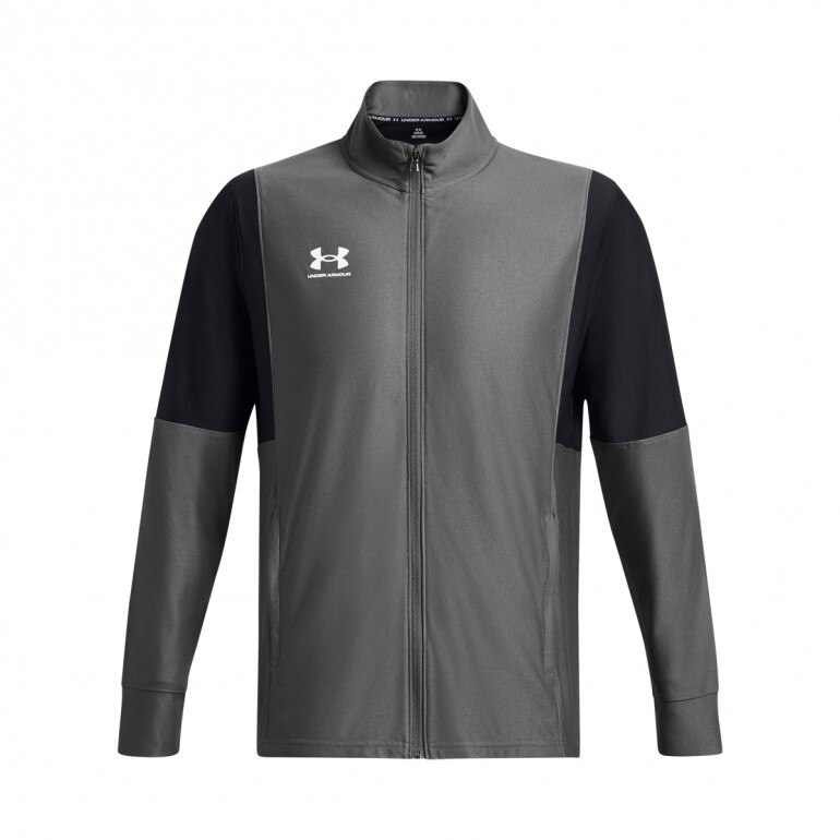 Męska bluza treningowa rozpinana Under Armour UA Challenger - szara