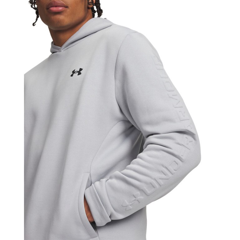Męska bluza treningowa Under Armour AF WM Emboss Hoodie - szara