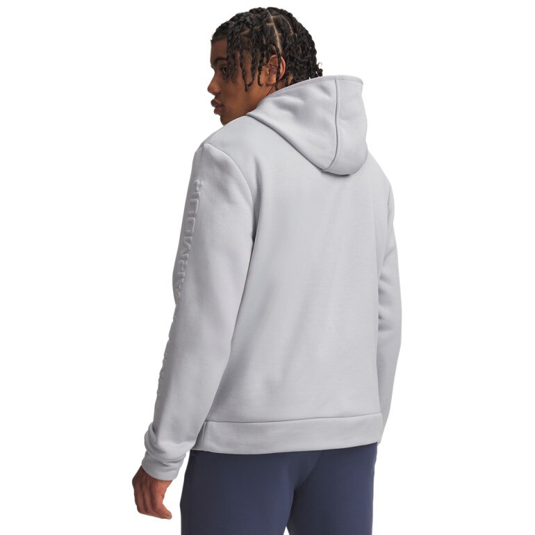 Męska bluza treningowa Under Armour AF WM Emboss Hoodie - szara