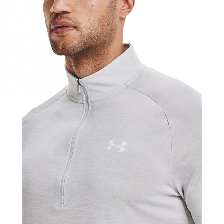 Męska bluza treningowa UNDER ARMOUR Tech 2.0 1/2 Zip - szara