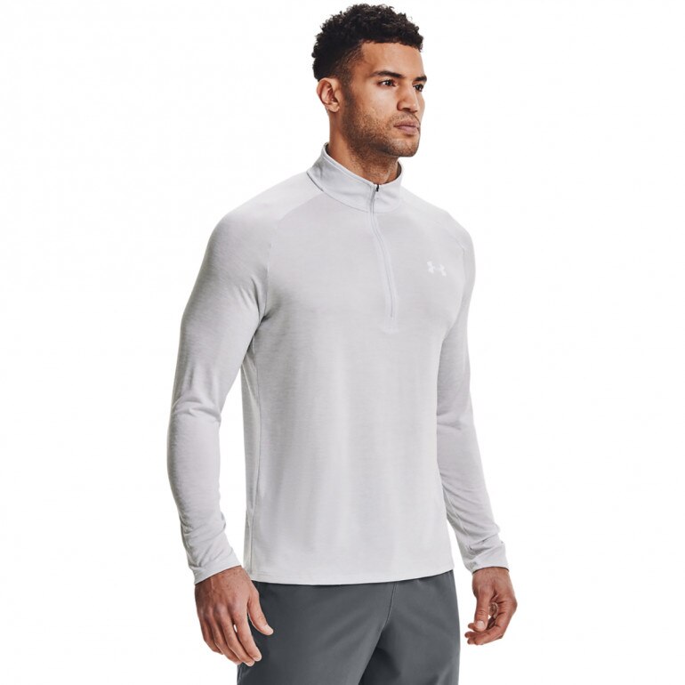 Męska bluza treningowa UNDER ARMOUR Tech 2.0 1/2 Zip - szara