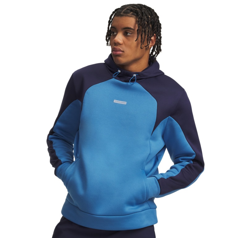 Męska bluza treningowa Under Armour UA Armour Flc Winter HD - niebieska