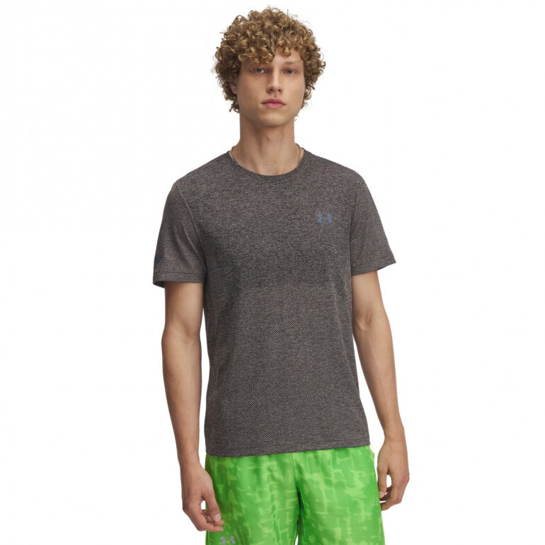 Męska koszulka do biegania Under Armour UA Seamless Stride SS - szara