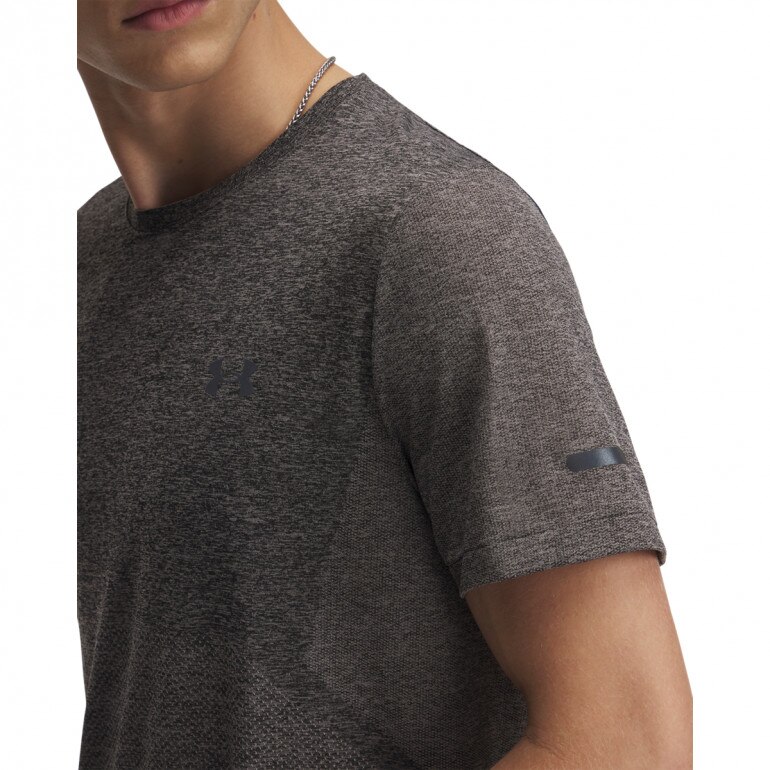 Męska koszulka do biegania Under Armour UA Seamless Stride SS - szara