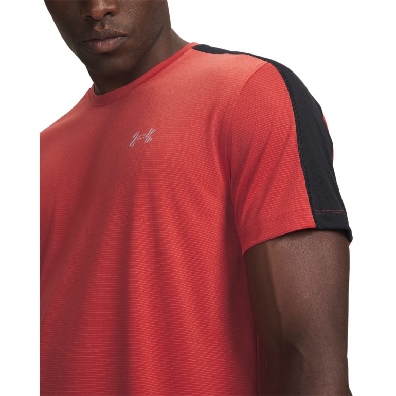 Męska koszulka do biegania Under Armour UA Velociti Reflect SS - czerwona