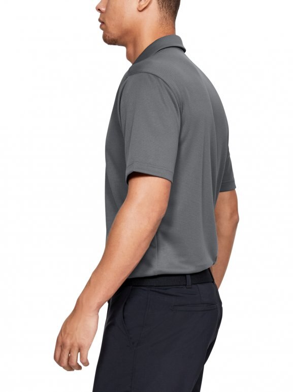 Męska koszulka do golfa UNDER ARMOUR Tech Polo - grafitowa