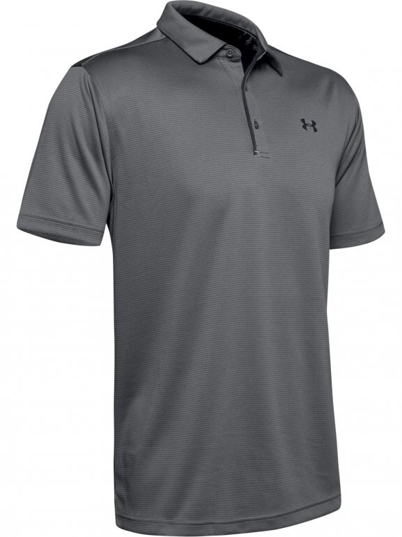 Męska koszulka do golfa UNDER ARMOUR Tech Polo - grafitowa