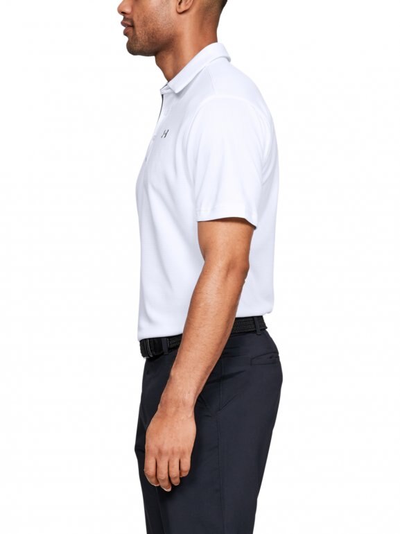 Męska koszulka do golfa UNDER ARMOUR Tech Polo - biała