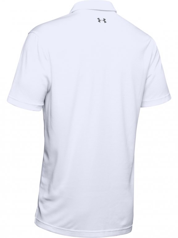 Męska koszulka do golfa UNDER ARMOUR Tech Polo - biała