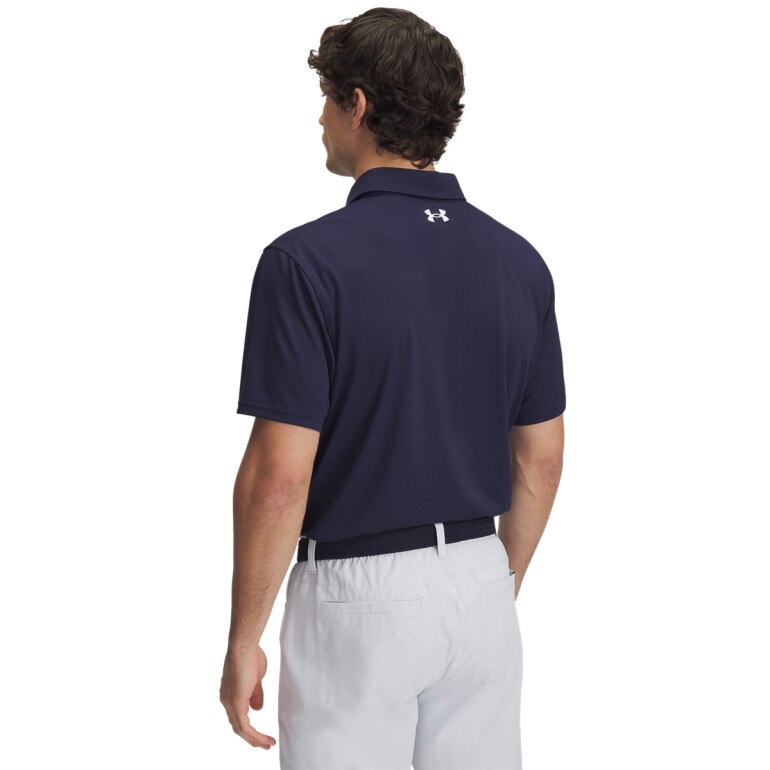 Męska koszulka do golfa Under Armour UA T2G Pique Polo - granatowa